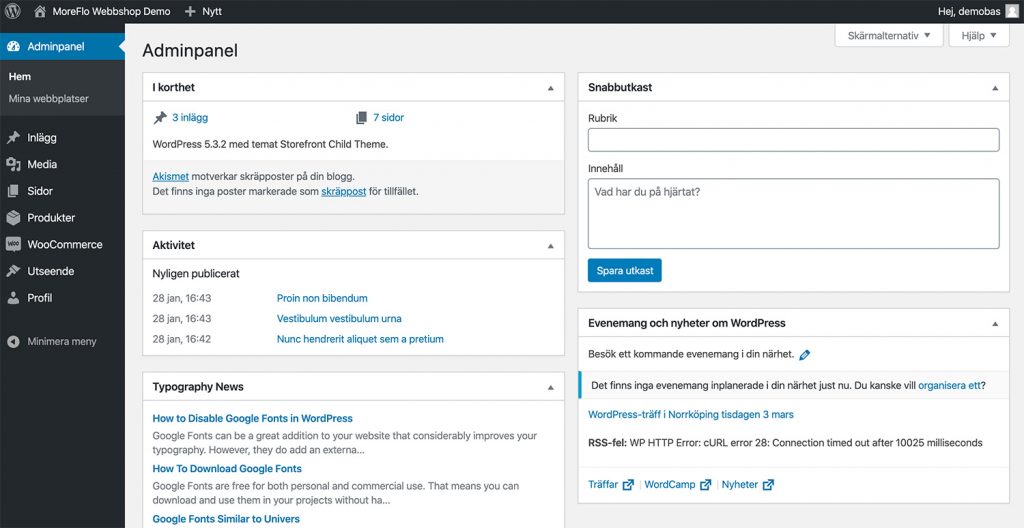 WordPress Admin